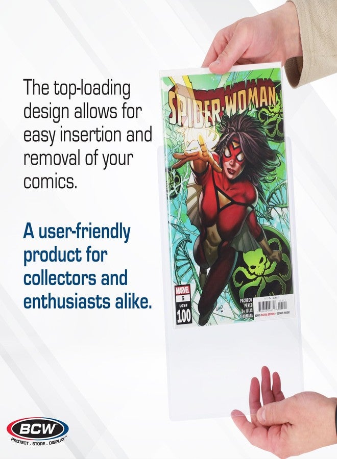 BCW Current Comic Book Top Loaders - 10 ct | Premium PVC Holders for Modern Comics | Crystal Clear Protection for Single Issues | Display, Store, Ship with Confidence | Comic Book Toploader Rigid - Image 5